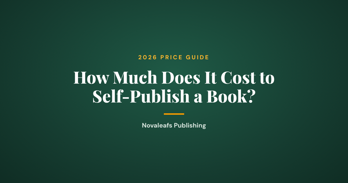 How Much Does It Cost to Self-Publish a Book?